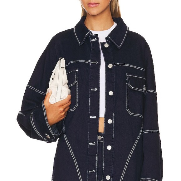 Cyrus Jacket in Navy by By.Dyln - Picture 3 of 5